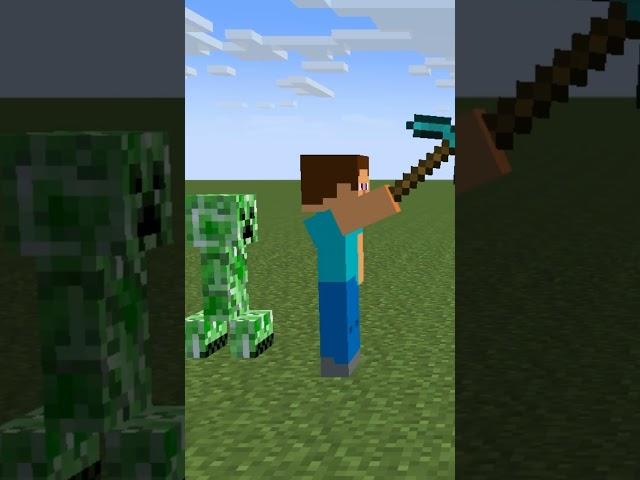 Steve Goes MiningGone Wrong #shorts #minecraft #java #bedrock #funny   Made with Clipchamp #memes