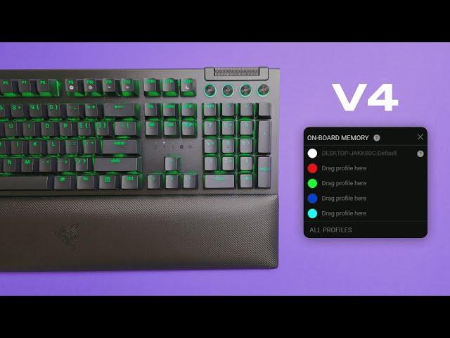 Razer BlackWidow V4 Keyboard - Synapse Software Review