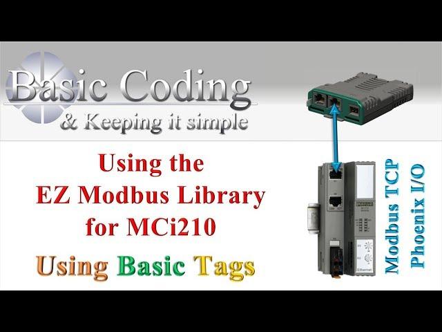 EZ Modbus TCP Using Tags / array with the MCI210 on a M700.