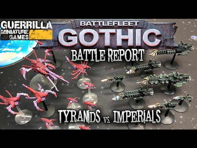 Battlefleet Gothic Battle Report - Tyranids vs. Imperials