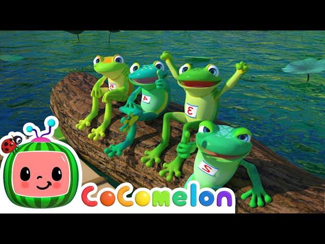 Five Little Speckled Frogs! | CoComelon Animal Time | Animal Nursery Rhymes