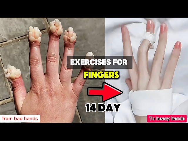 Exercises For Fingers - Hand | 5 min Best Finger Workout, Slim Finger, Longer & beauty Hand in Week