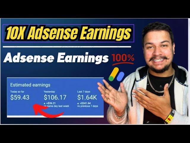 अब होगी 10X Google AdSense Earning| Best Ads Placement in Hindi |  Increase Adsense CPC | High CTR