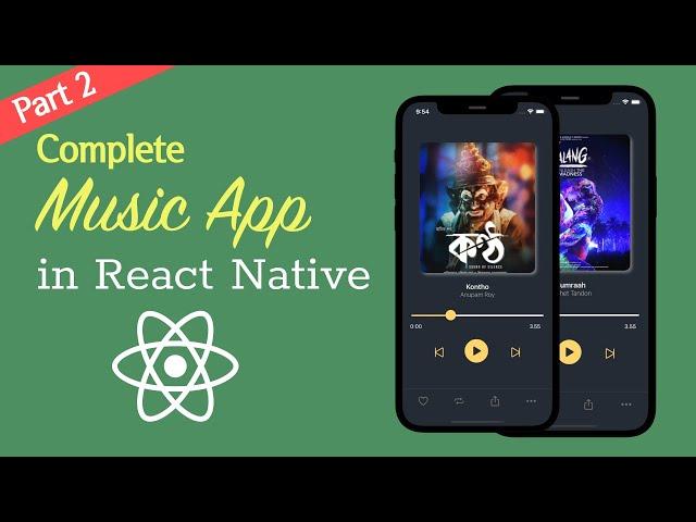 Create Complete Music Player App in React Native