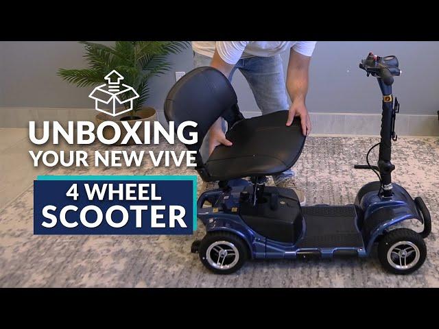 Unboxing Your New Vive 4 Wheel Scooter