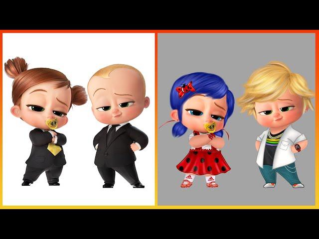 Boss Baby Glow Up Into Ladybug And Adrian - Boss Baby Glow Up