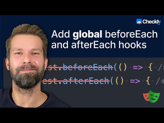 Add global beforeEach / afterEach hooks using Playwright automatic fixtures