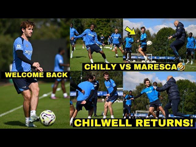 IMPRESSIVE Back To Work Ben Chilwell Impress Enzo Maresca In His Return Training From Injury.