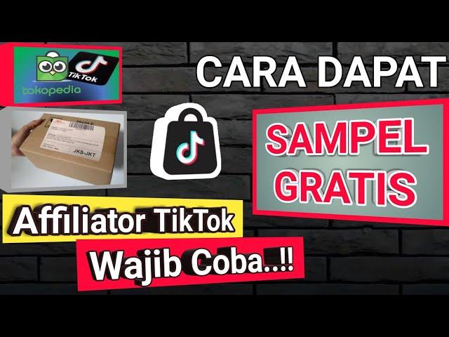 Cara mendapatkan sampel gratis di tiktok shopLangsung di setujui toko..!!