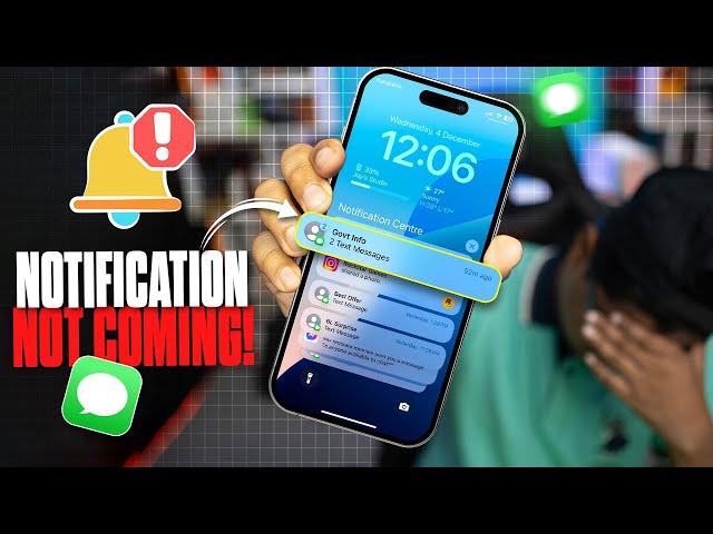 How to Solve Notification Issues on iPhone | Notifications Not Coming on Lock Screen After Update