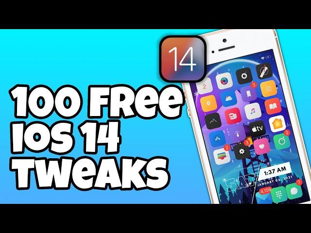 Top 100 Best FREE iOS 14 Jailbreak Tweaks | iOS 14 Cydia Tweaks