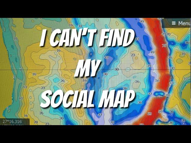 Where do i find my social map on my  lowrance unit ?