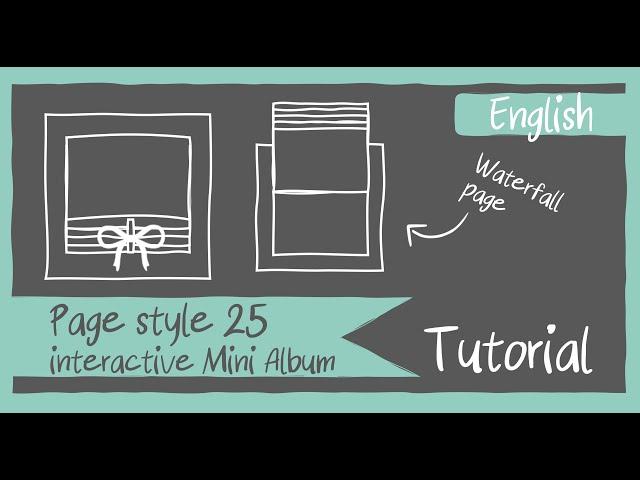Page Style 25 TUTORIAL for interactive 6x6" and 8x8" Mini Albums
