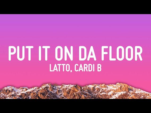 Latto - Put It On Da Floor Again (Lyrics) ft. Cardi B