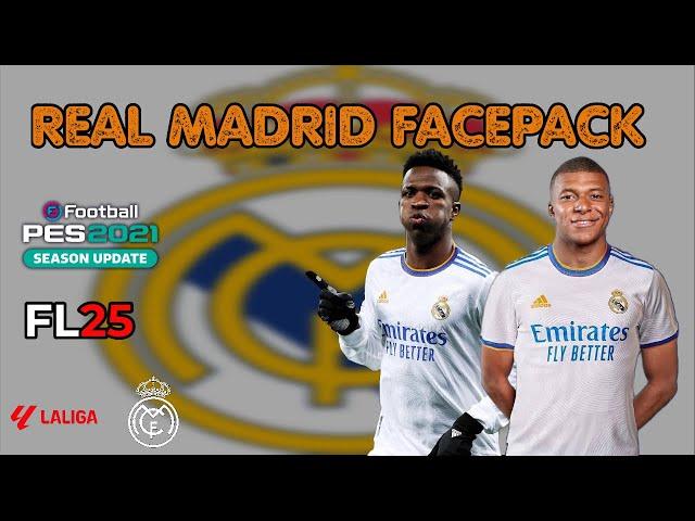 REAL MADRID FACEPACK FOR PES 2021 & FL 25