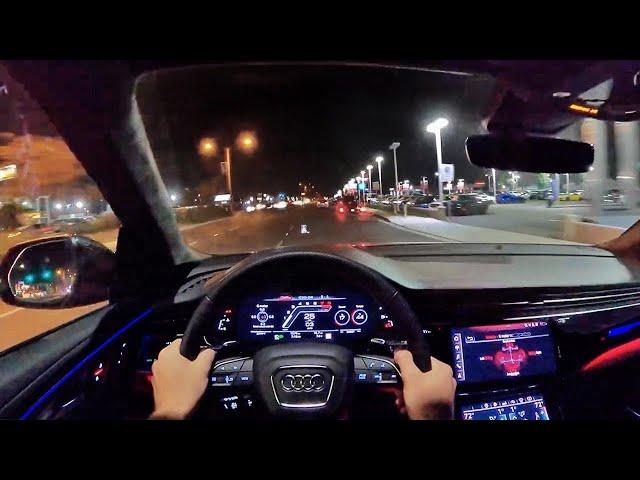 2021 Audi RSQ8 POV Night Drive (3D Audio)(ASMR)