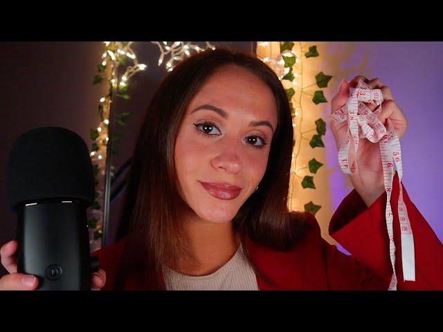 ASMR / Getting You Ready For The Met Gala (measuring, hairplay, makeup)