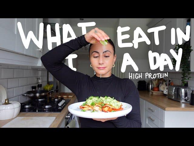 WHAT I EAT IN A DAY // vegan, high protein, food is FUEL!!!