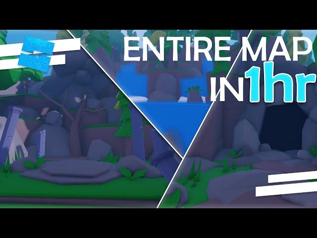 Making a FULL MAP in 1 HOUR | ROBLOX Studio