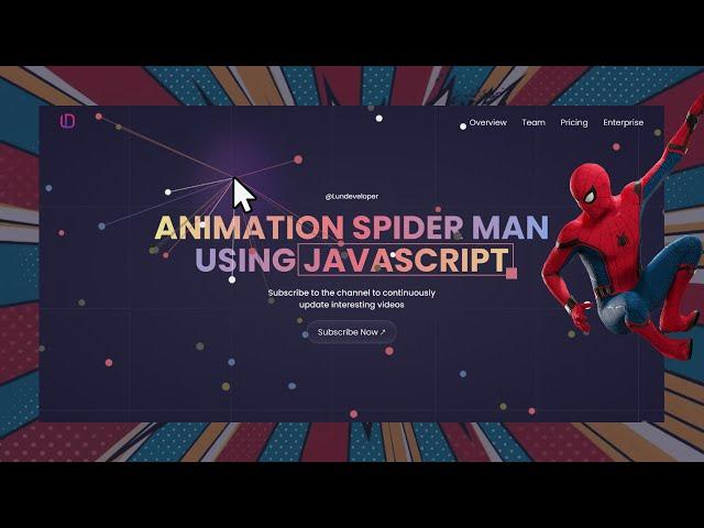 Create Effect Cursor Like Spider Man Using Canvas HTML5 And Javascript