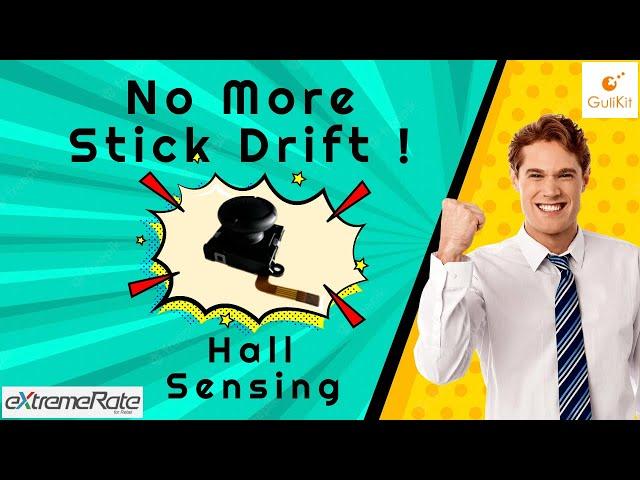 No more stick drift with Gulikit hall sensing thumb sticks for the Nintendo switch !