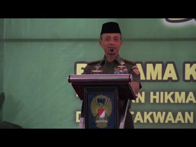 SAFARI RAMADHAN KASAD JENDRAL TNI MULYONO DI KOREM 043/GATAM.