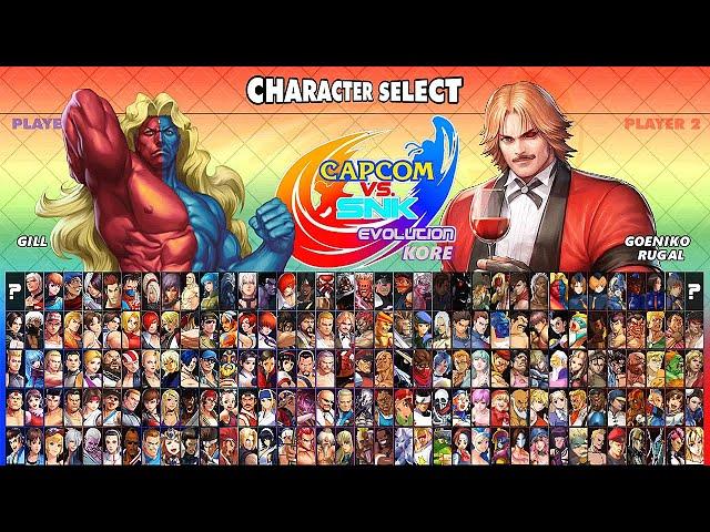 Capcom VS SNK Evolution Kore HD Ultra Plus Update Complete M.U.G.E.N 2022