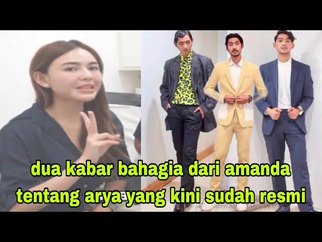 Mengejutkan!! Dua kabar bahagia dari amanda tentang arya saloka yang sudah meresmikan