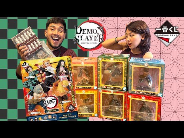 Unboxing the ENTIRE Ichiban KUJI Demon Slayer: Kimetsu no Yaiba The Movie: Mugen Train collection!