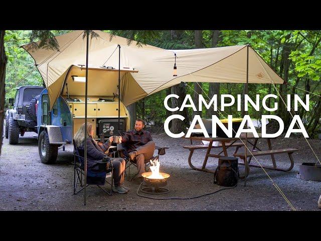 Canadian Rockies Road Trip | First Time Camping in a Provincial Park