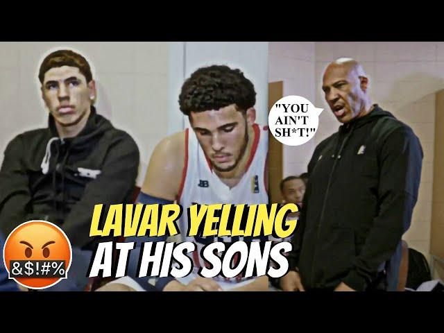 Lavar Ball Yelling At LaMelo, LiAngelo, & Lonzo Compilation! - Ball In The Family