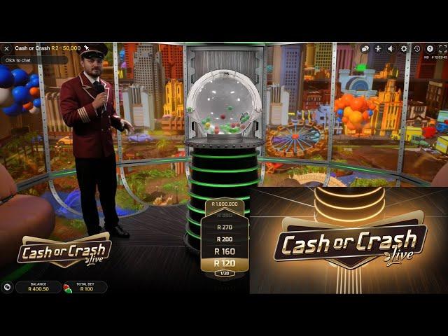 A quick look at the Cash or Crash game by Evolution