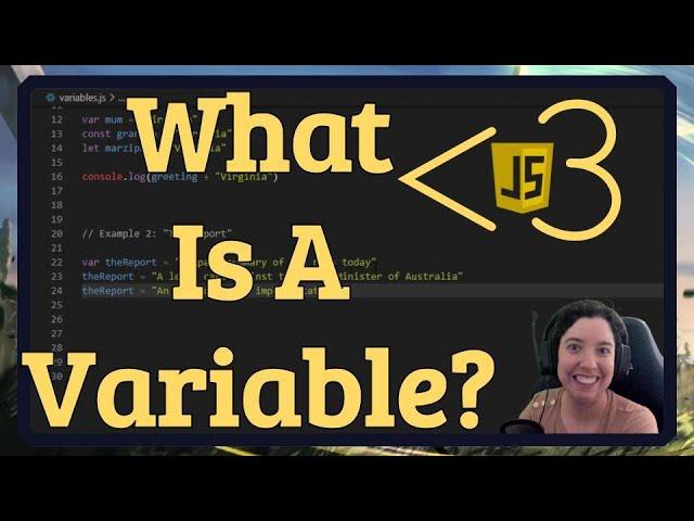 What is a Variable? | JavaScript in less-than 3 minutes | JavaScript Beginner Series