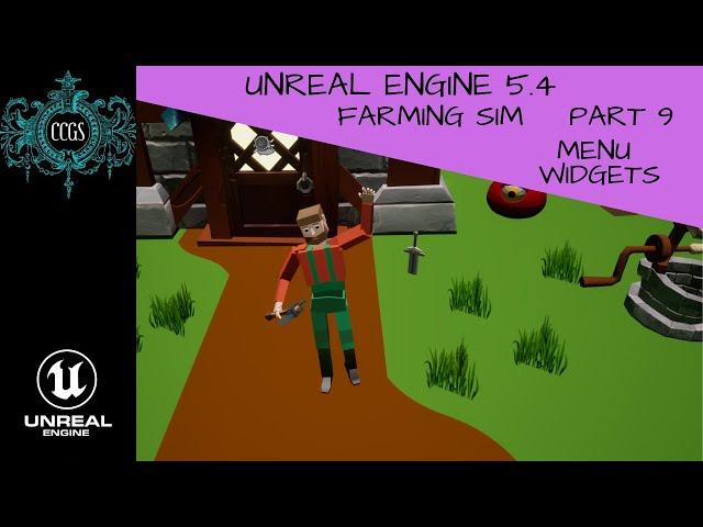 Unreal Engine 5 - Farming RPG Tutorial Series Part 9 - Main Menu Setup