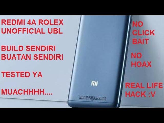 REDMI 4A UNOFFICIAL UNLOCKBOOTLOADER REAL LIFE | EDL MODE