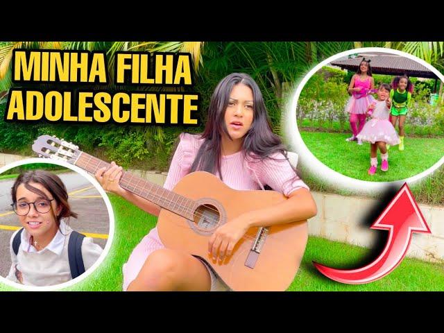 MINHA FILHA ADOLESCENTE! * ELA VIROU POPSTAR*  OLHA ISSO! (novelinha)