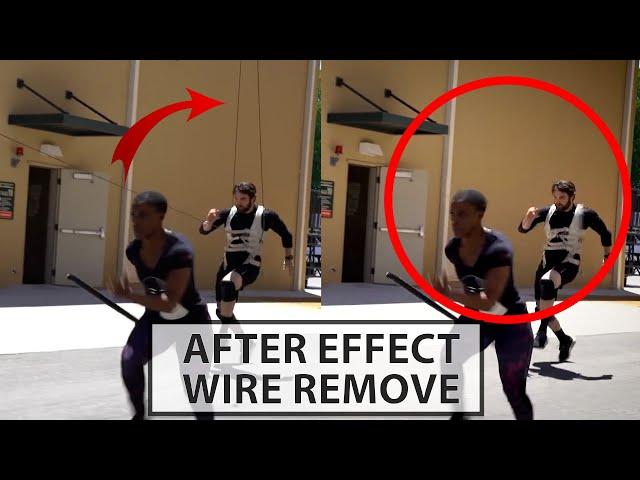 HOW TO REMOVE STUNT WIRE IN AFTER EFFECTS CC 2022 | Visual Effects | PG Editz