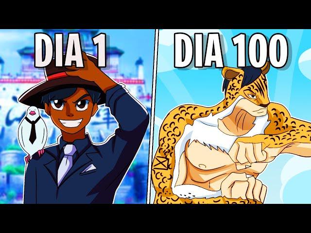 SOBREVIVI 100 DIAS NO ONE PIECE BLACKS DO MINECRAFT O FILME