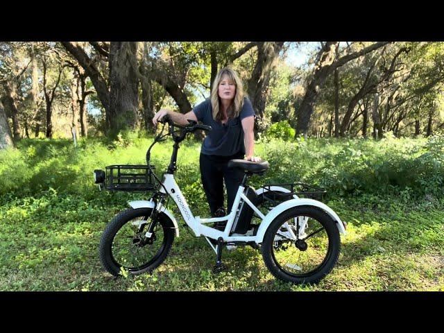 MOONCOOL TK1 FOLDING ELECTRIC TRIKE #mooncool