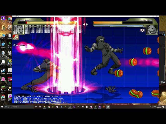 Mugen Dark Donald & K-Dark Donald (Turns Both 1p) vs Better Ronald 12p