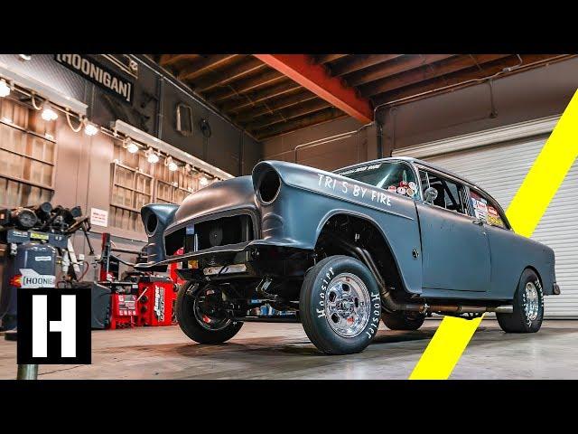 Junk Car to Drag Car! Jon Chase's '55 Tri 5 by Fire