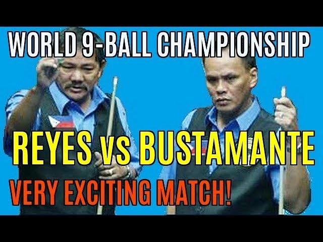 EFREN REYES vs BUSTAMANTE World 9-Ball Championship.