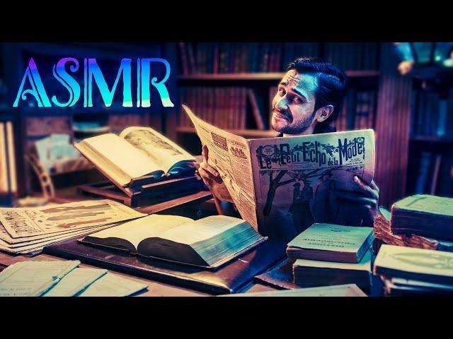 Crinkly Antique Books Page Turning to Relax/Study to  ASMR (No Talking)