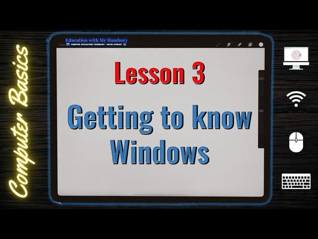 What is Windows ? | Windows tutorial | Lesson 3 | Computer Literacy