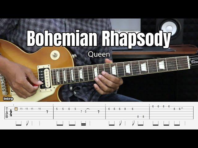 Bohemian Rhapsody - Queen - Guitar Instrumental Cover + Tab