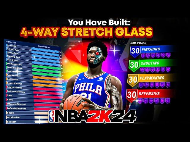 #1 BEST SHOOTING CENTER BUILD NOW NBA2K24 BEST CENTER BUILD!