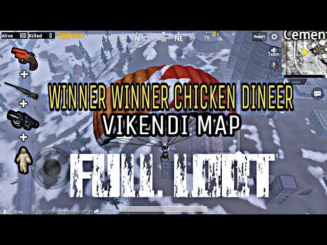 WINNER WINNER CHICKEN DINEER || VIKENDI MAP || FULL LOADED WITH AWM+FLARE GUN+8x+GHILLIE SUIT ||