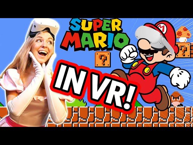 THE BEST VR GAME I'VE EVER PLAYED! SUPER MARIO on Quest 2!