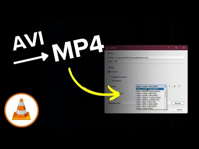 How to Convert AVI to MP4 in VLC Media Player