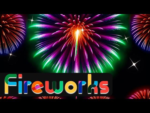 Fireworks sound effect (video)